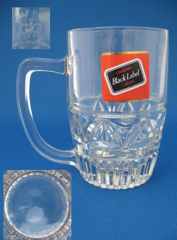 Carling Black Label Beer Glass 000389B023