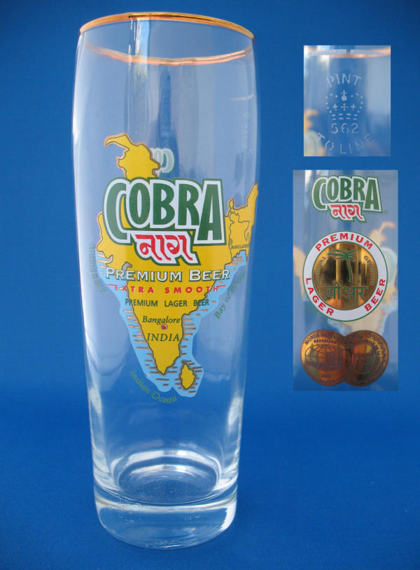 Cobra Beer Glass 000414B040