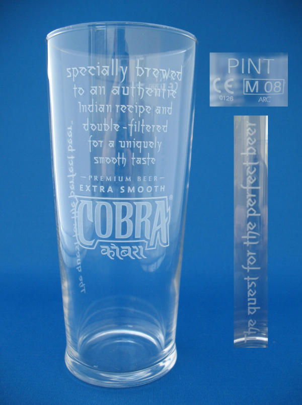 Cobra Beer Glass 000416B013