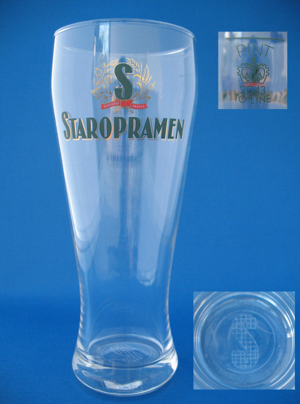 Staropramen Beer Glass 000422B019