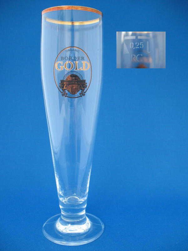 000425B019 Broughton Ales Beer glass