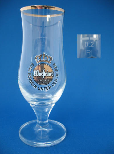 000450B034 Warsteiner Beer Glass