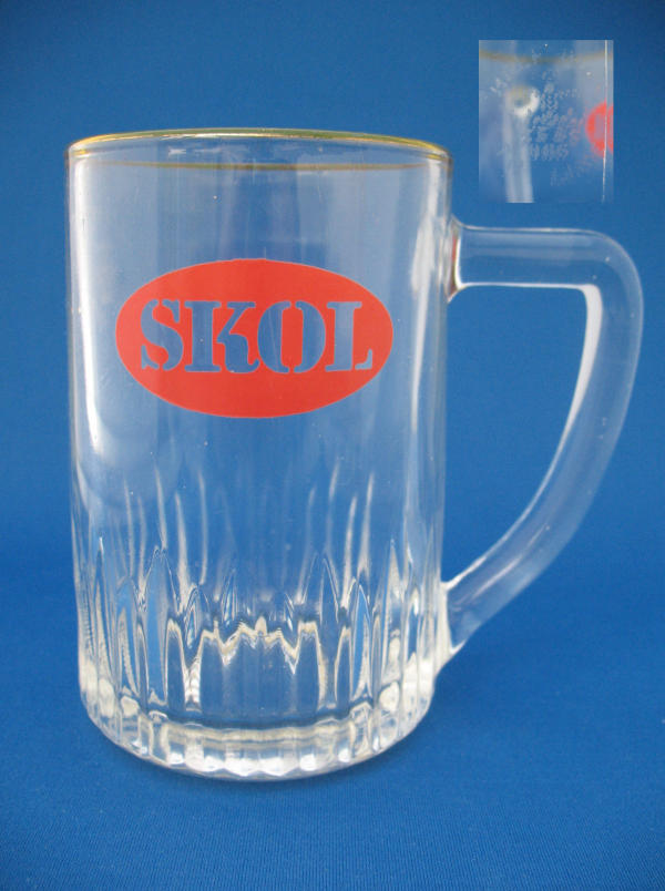 SKOL Beer Glass