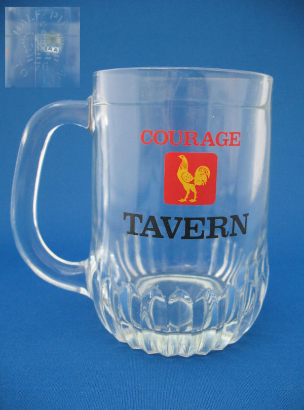 Courage Tavern Beer Glass