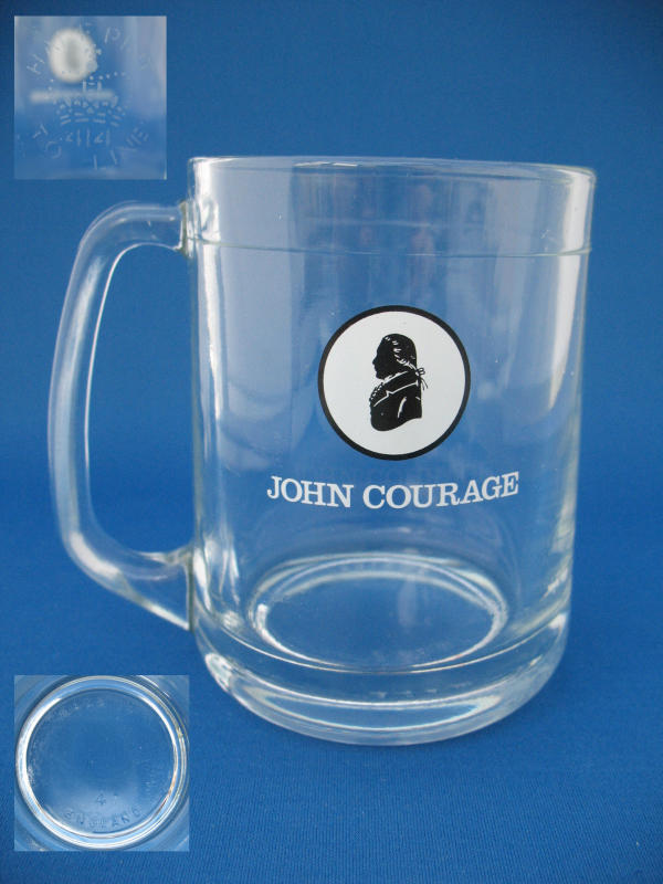 Courage Beer Glass