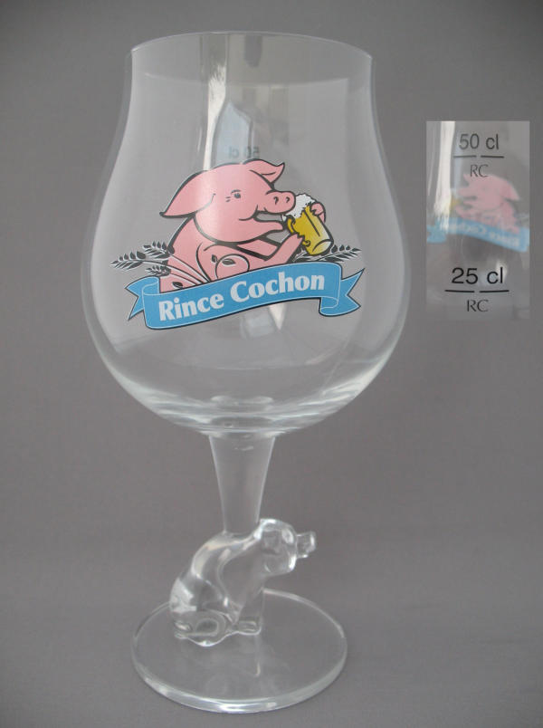 Rince Cochon Beer Glass 000474B037