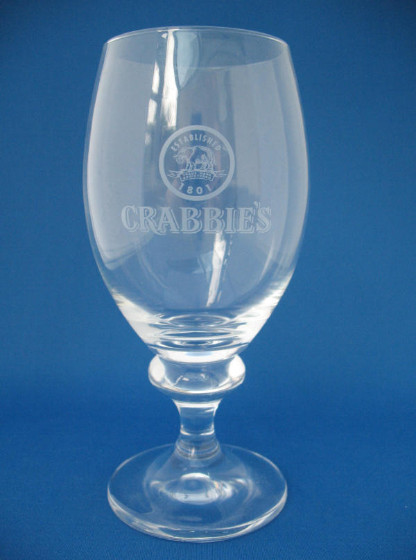 Crabbies Beer Glass 000478B005