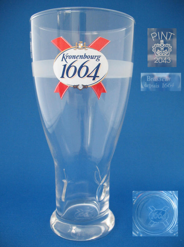 Kronenbourg Beer Glass