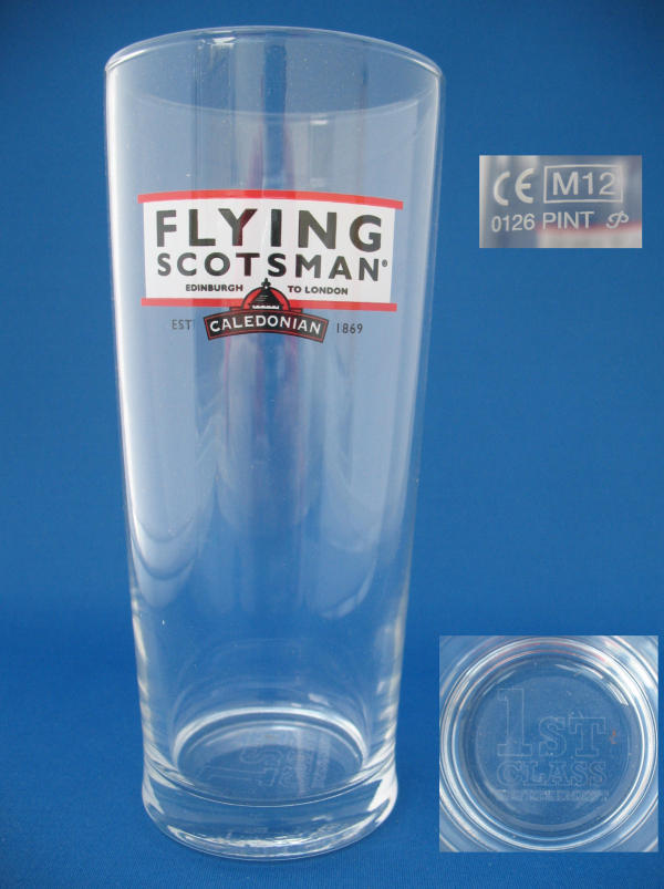 Flying Scotsman Beer Glass 000511B010