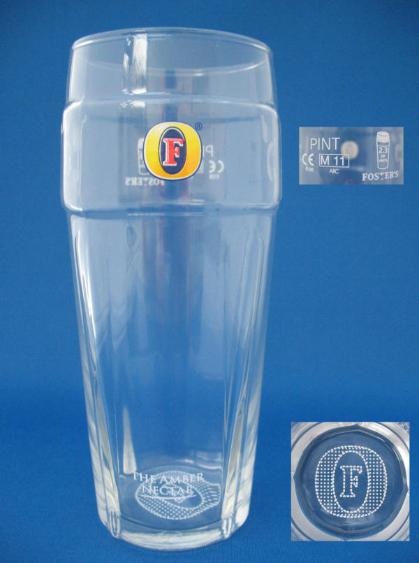 Fosters Beer Glass 000512B010