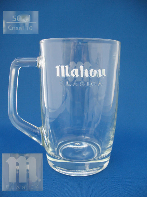 Mahou Beer Glass