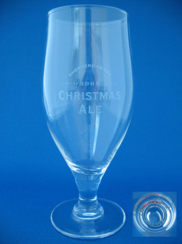Christmas Ale Beer Glass