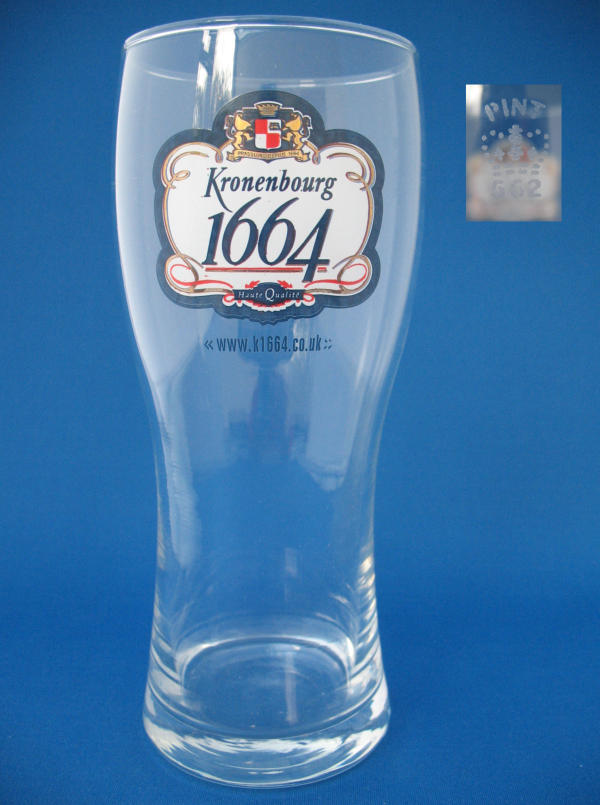 Kronenbourg 1664 Beer Glass