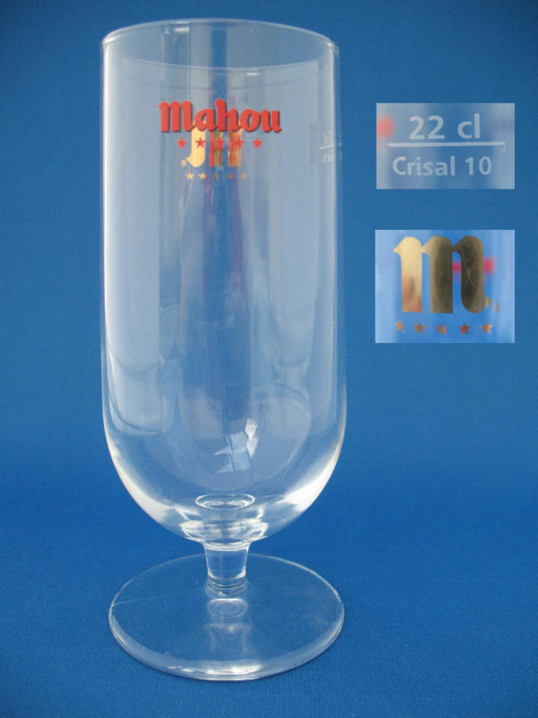 Mahou Beer Glass