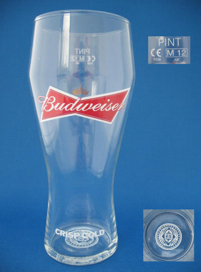 Budweiser Beer Glass 000551B014