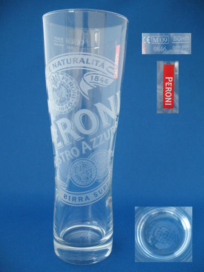 Peroni Beer Glass