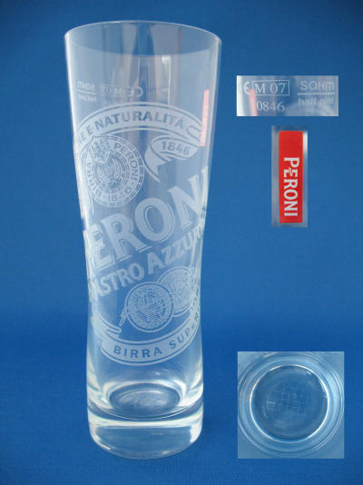Peroni Beer Glass
