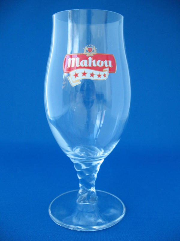 Mahou Beer Glass