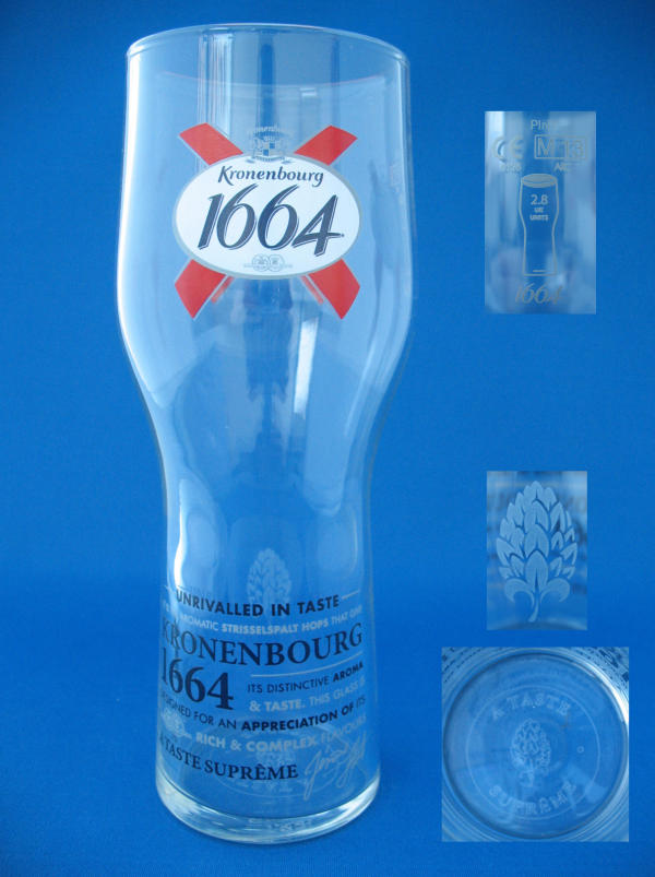 Kronenbourg Beer Glass