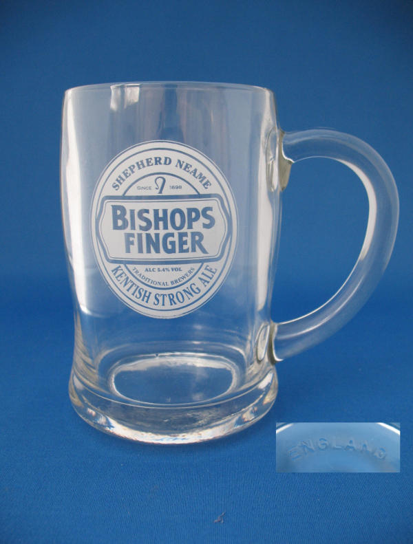 Bishops Finger Beer Glass