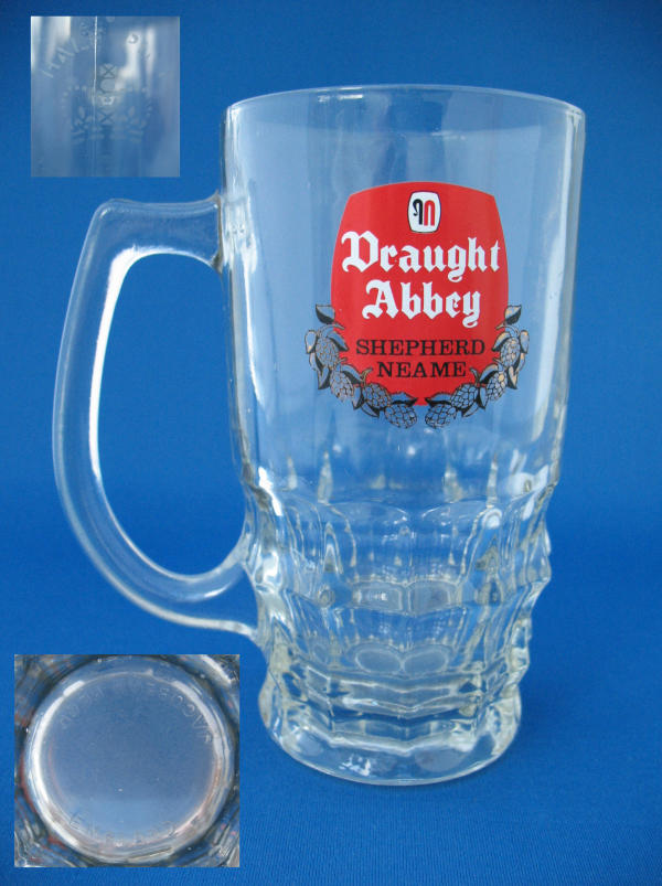 Draught Abbey Beer Glass