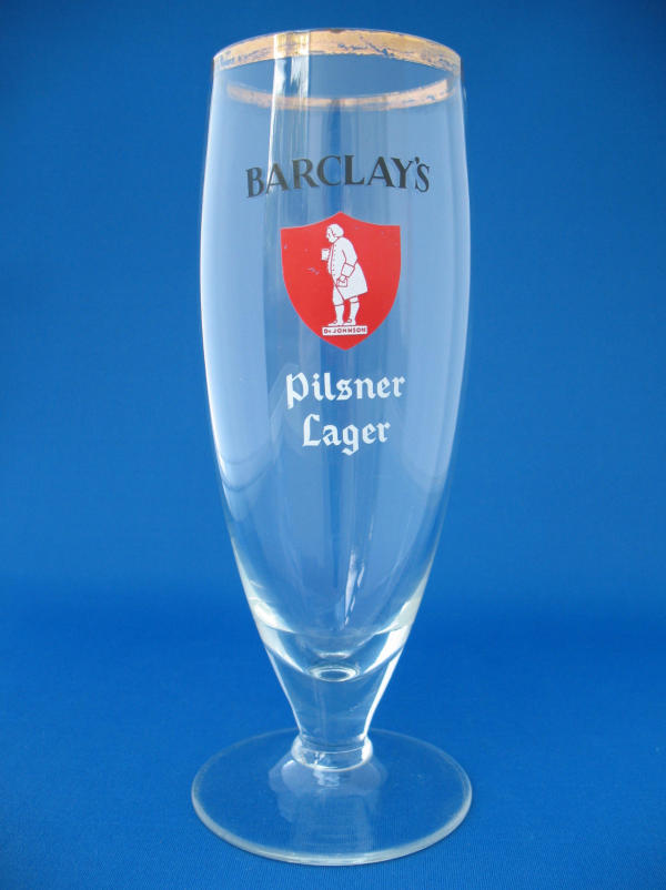 Barclays Beer Glass