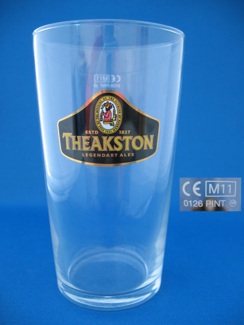 Theakston Beer Glass 000631B052