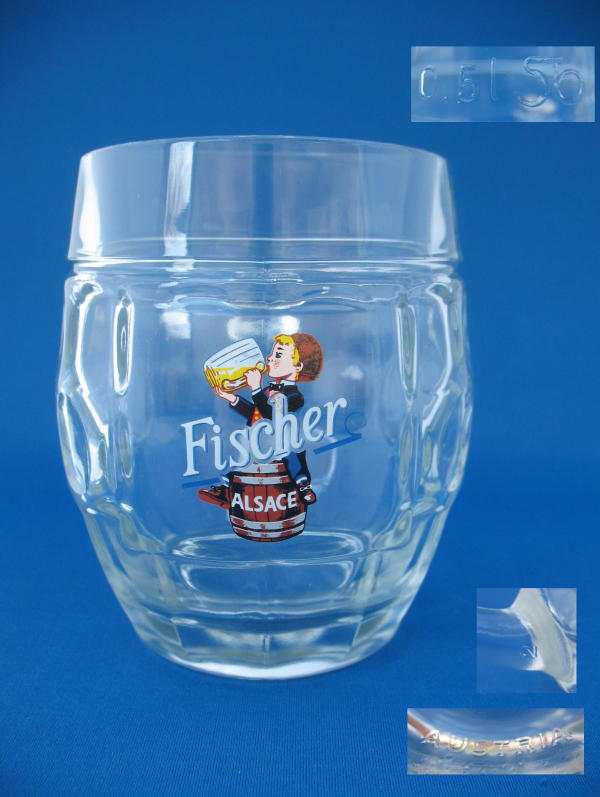 Fischer Beer Glass 000657B053