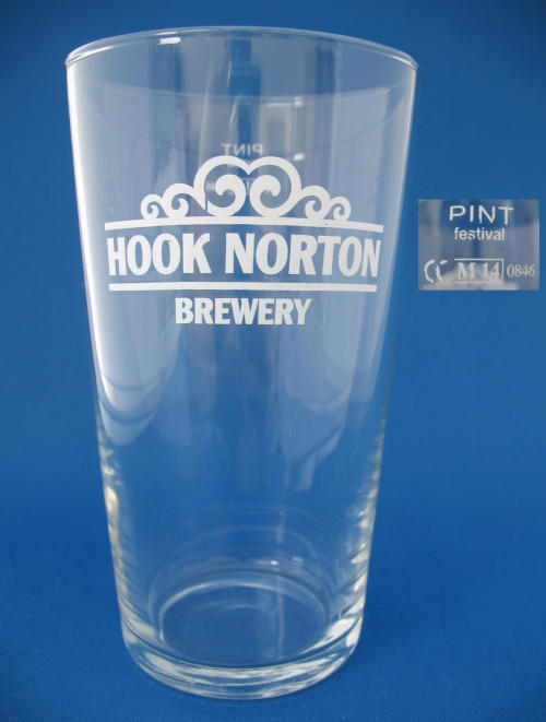 Hook Norton Beer Glass 000664B054