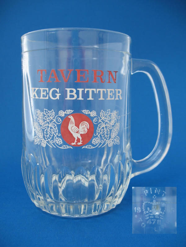 Courage Tavern Keg Beer Glass