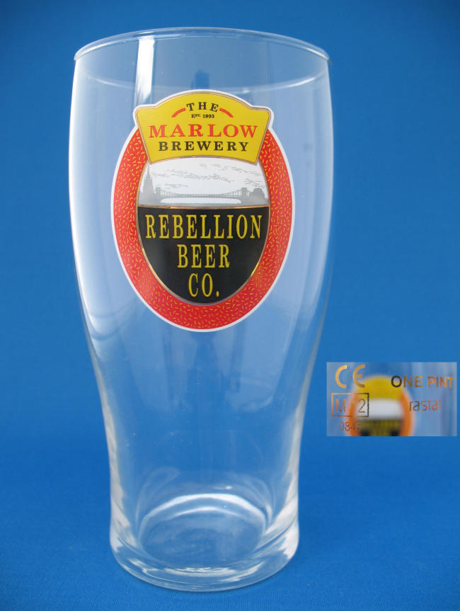 Rebellion Beer Glass 000673B054