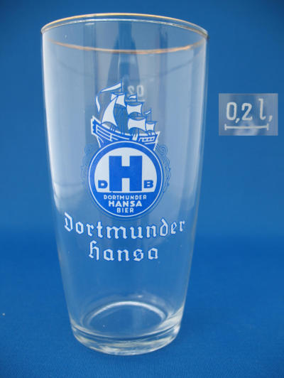 000683B054 Hansa Beer Glass