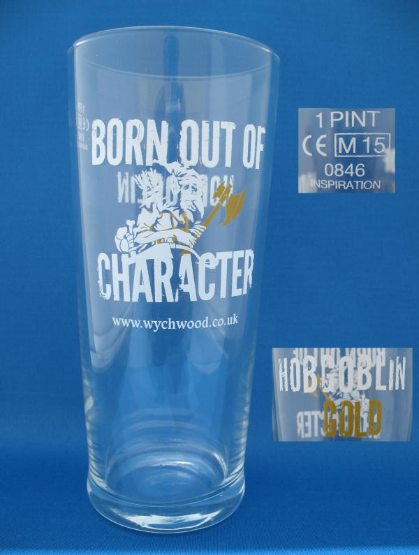 Hobgoblin Beer Glass