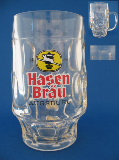 000727B058 Hasen Brau Glass