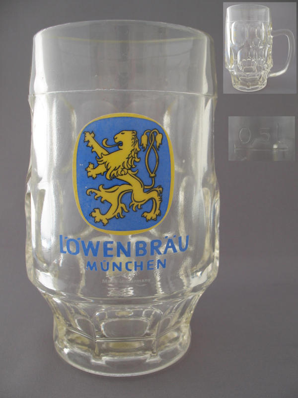 Lowenbrau Beer Glass 000728B058