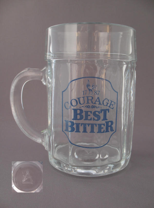 Courage Beer Glass