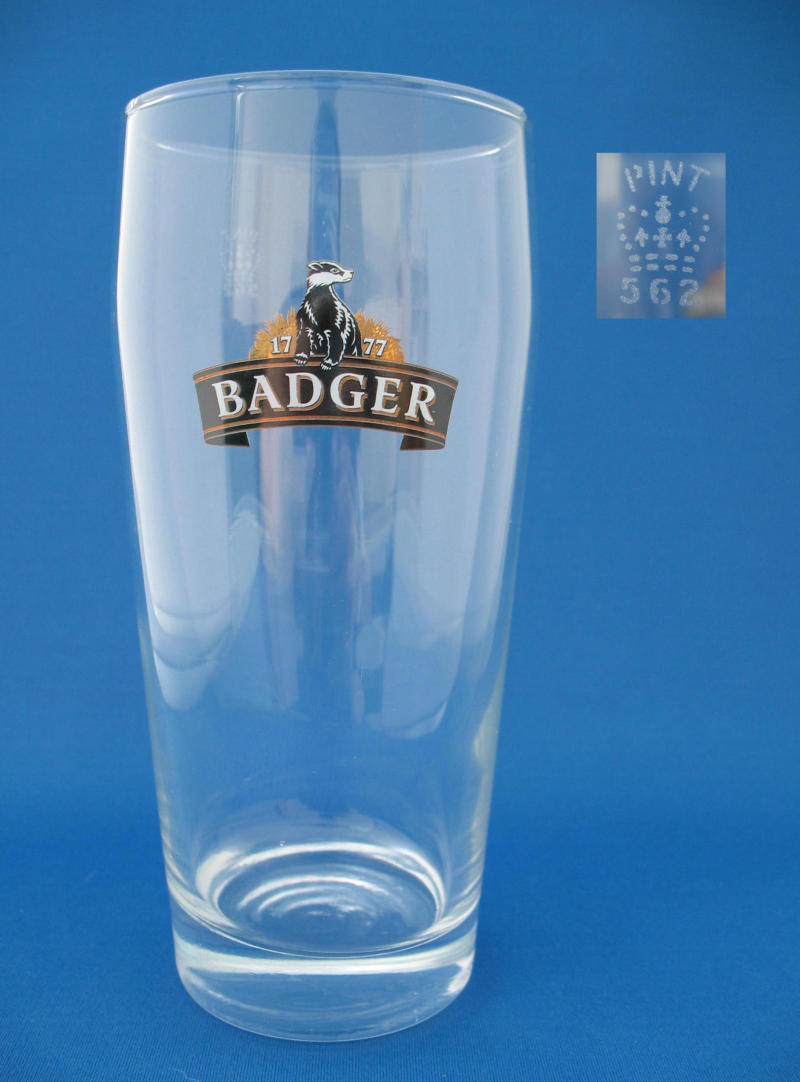 Badger Beer Glass 000742B059