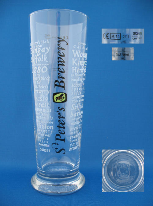 St Peters Beer Glass