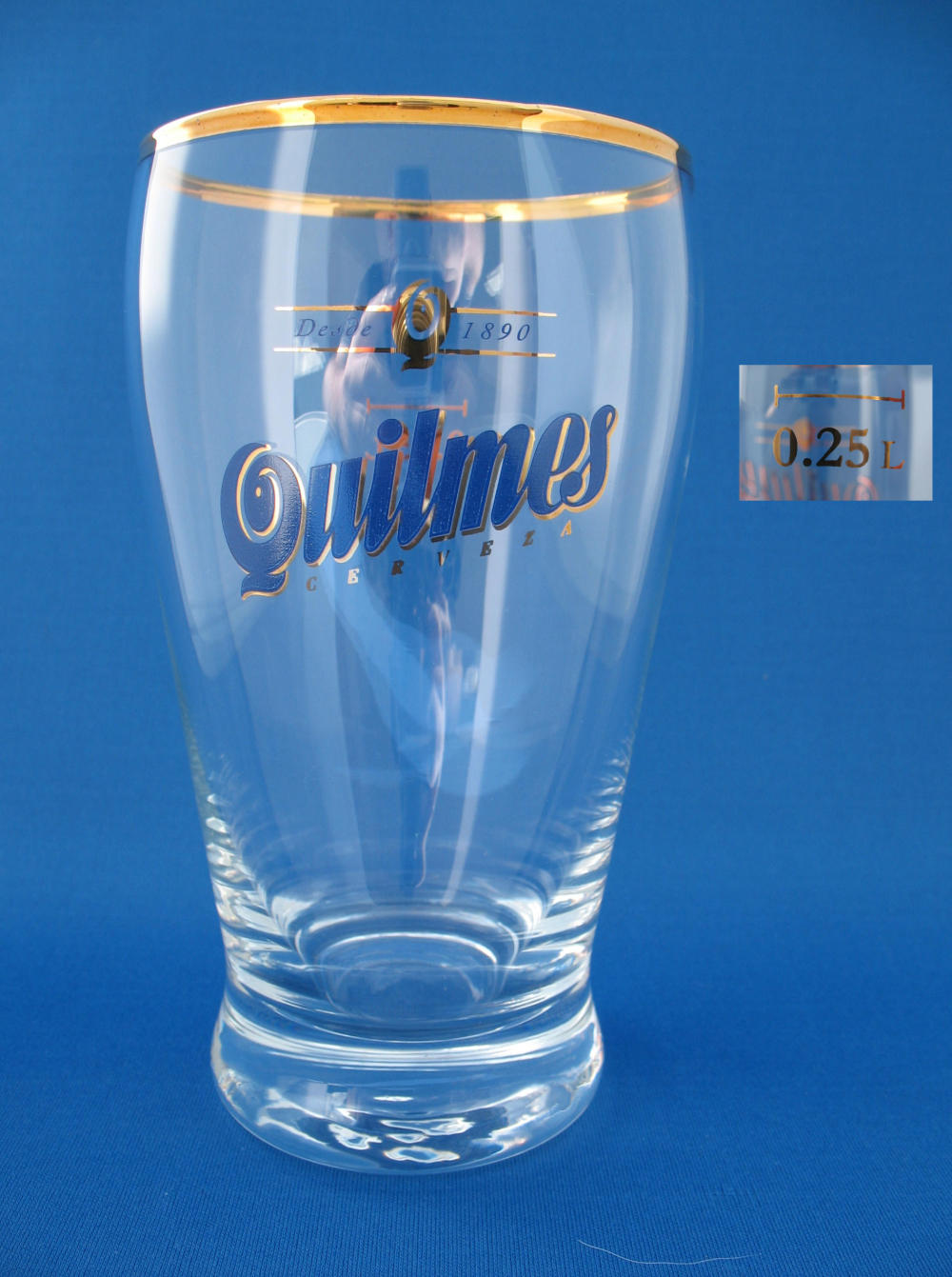 Quilmes Beer Glass 000747B059