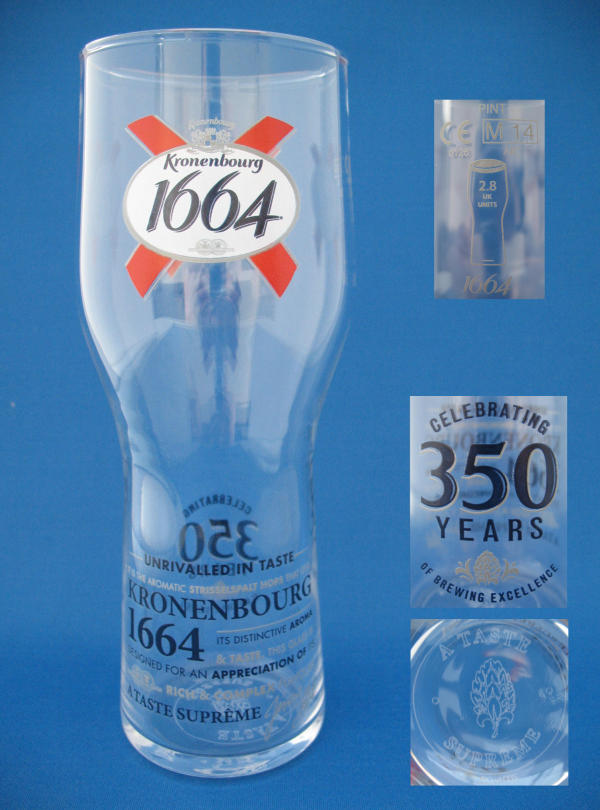 Kronenbourg Beer Glass