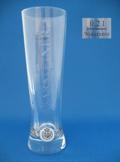 000795B062 Warsteiner Beer Glass
