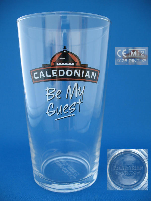 Caledonian Beer Glass 000797B063