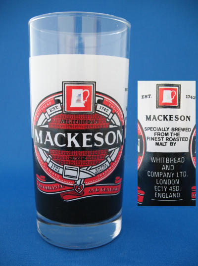 Mackeson's Beer Glass 000806B061