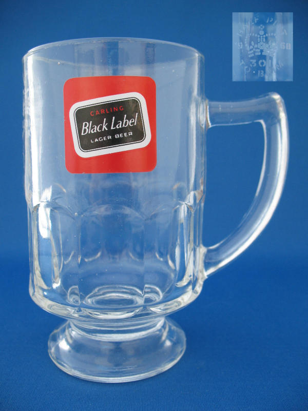 Carling Black Label Beer Glass 000813B064
