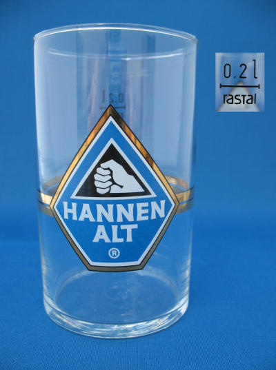 000821B062 Hannen Beer Glass