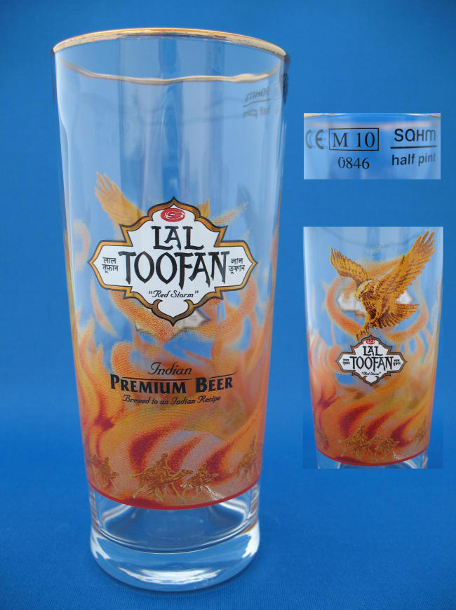 Lal Toofan Beer Glass