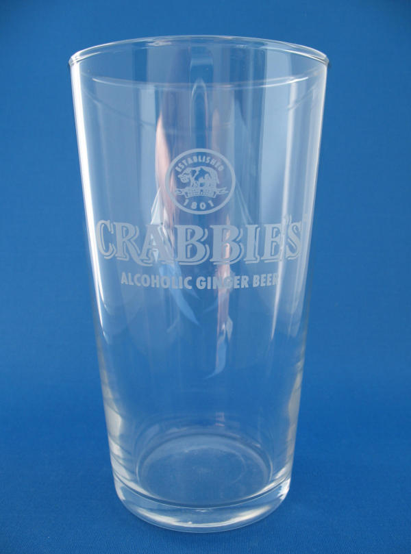 Crabbies Beer Glass 000828B063