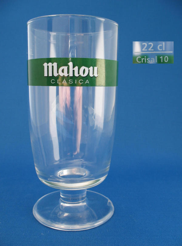 Mahou Beer Glass