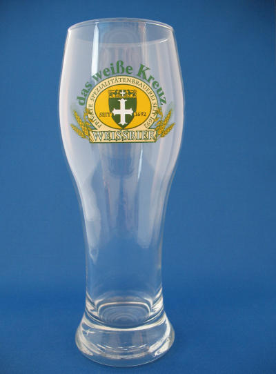 000833B065 Weibe Kreuz Beer Glass