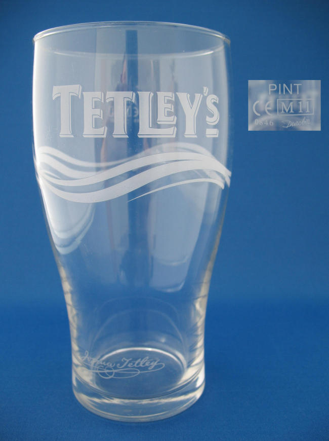 Tetley's Beer Glass